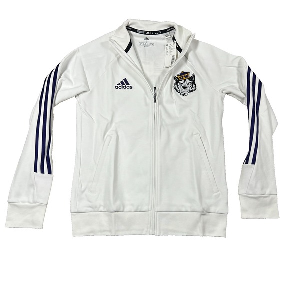 adidas Jackets & Blazers - Adidas Womens S White Washington Huskies Primegreen Full Zip Track Jacket‎ NWT
